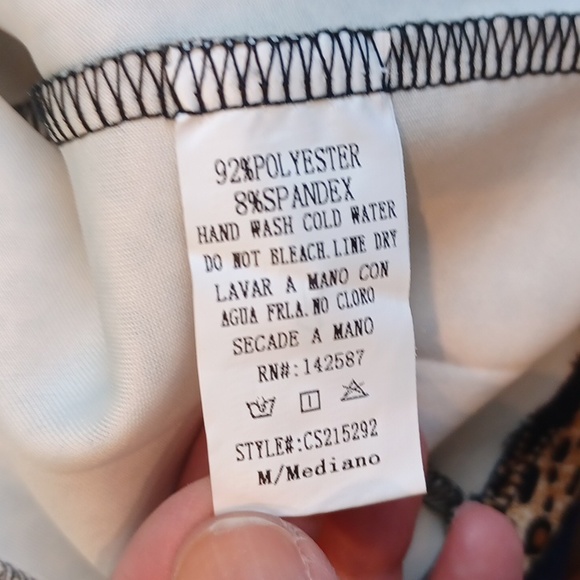 NEW!Cheetah Animal Print Dress 5386 - Picture 5 of 5